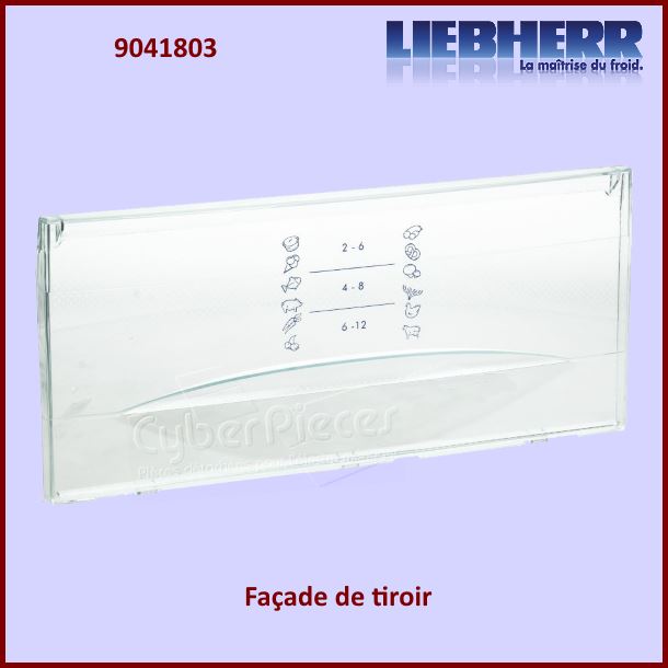 Façade de tiroir Liebherr 9041803 - Pièces réfrigérateur & congélateur