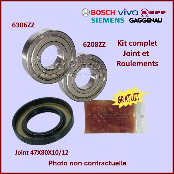 Kit Palier Groupe Bosch Siemens 00607420 -  Pièces machine à laver