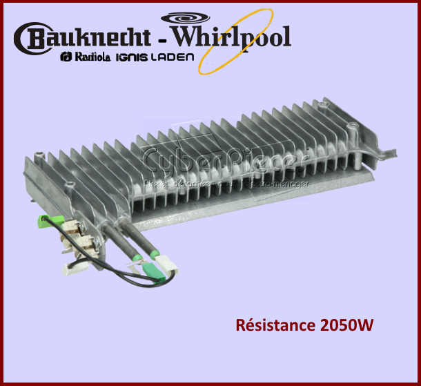 Resistance 2050W Whirlpool 481225928675 - Pièces sèche-linge