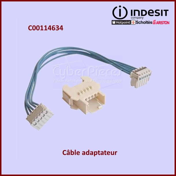 CÃ¢ble adaptateur Indesit C00114634 -  PiÃ¨ces machine Ã  laver