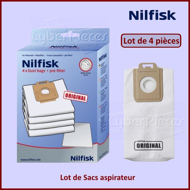 Sac aspirateur Nilfisk 128389187 - Pièces aspirateur
