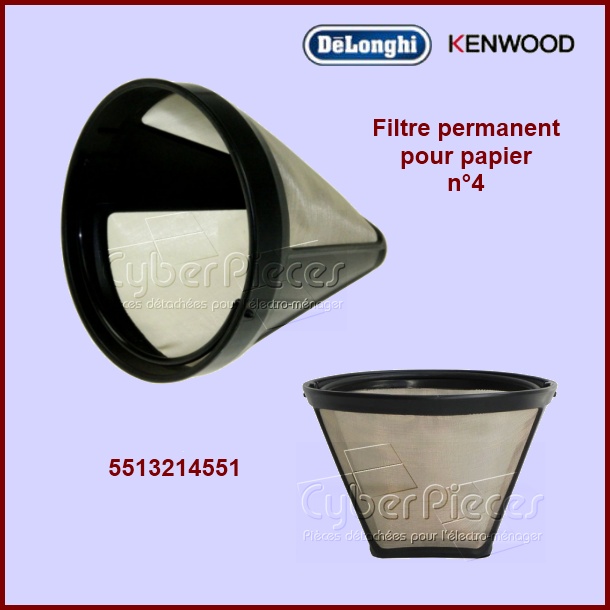 Porte filtre à café permanent 5513200149 - Pièces cafetière