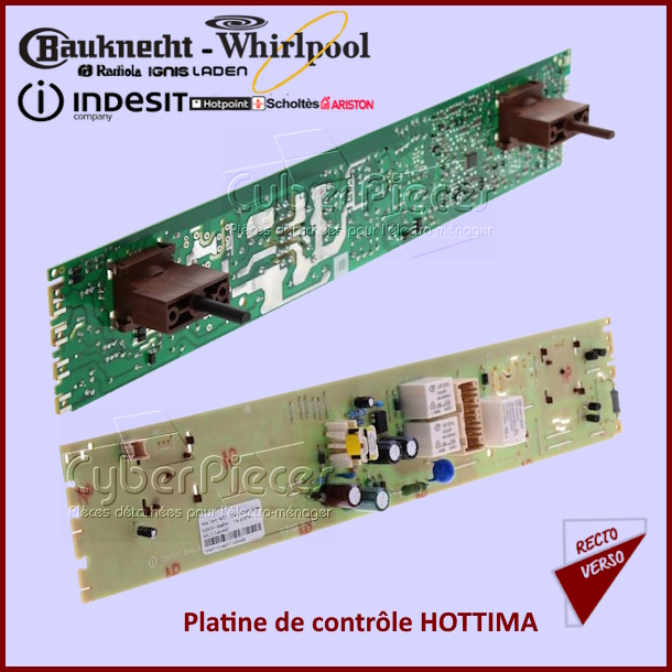 Platine de contrÃ´le HOTTIMA Whirlpool 481010836367