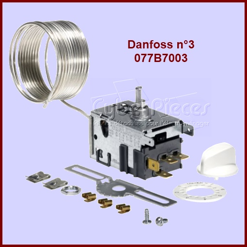 Thermostat Danfoss N°3 - 077B7003 à Dégivrage Automatique - Pièces ...