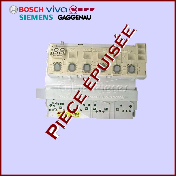 Carte Ã©lectronique de commande 00641268 - PiÃ¨ces lave-vaisselle