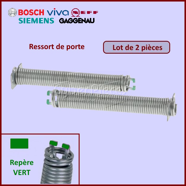 Lot de 2 Ressorts de porte Bosch 00610855