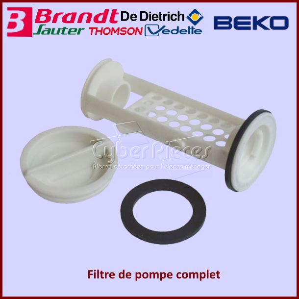 Bouchon filtre de pompe Brandt 52X2475 -  Pièces machine à laver
