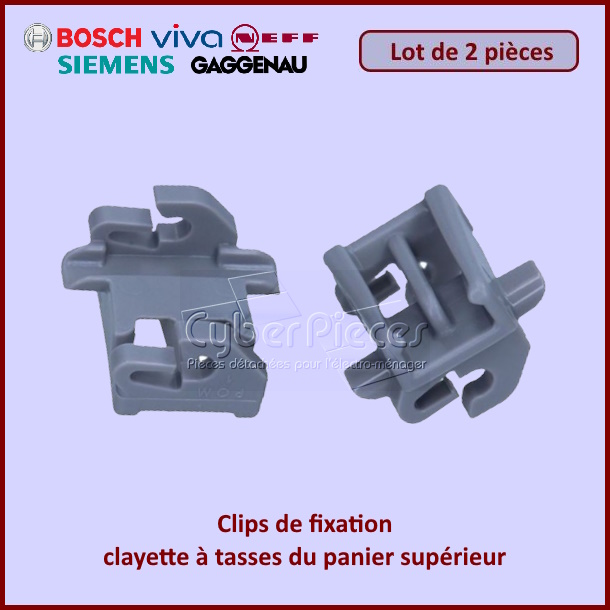 Clips de fixation panier Bosch 00611474