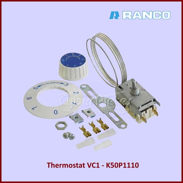 Thermostat Ranco VC1 - K50P1110 - Pièces réfrigérateur & congélateur