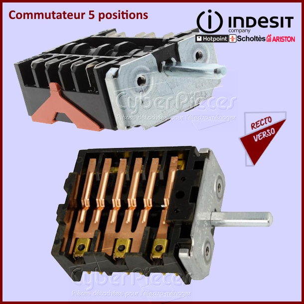 Commutateur 5 positions Indesit C00033977