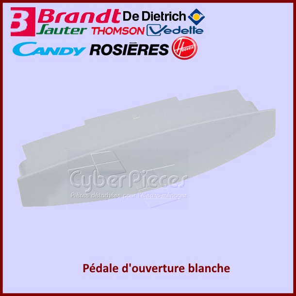 Pédale d'ouverture blanche Brandt 32X0633
