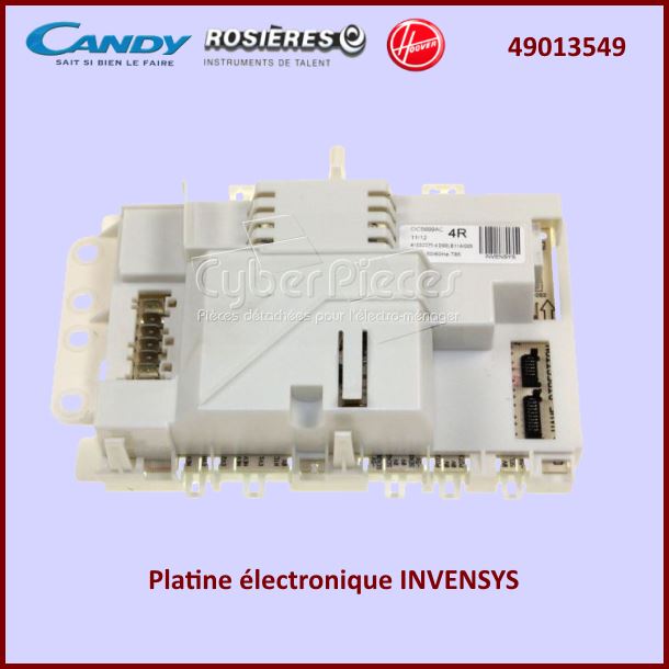 Carte électronique INVENSYS Candy 49013549 -  Pièces machine à laver