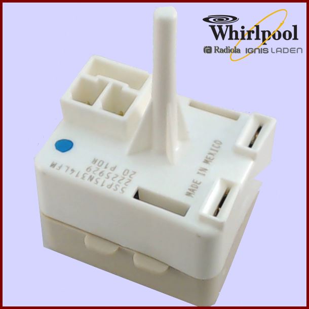 Relais + klixon 2225929 Whirlpool Kitchenaid - PiÃ¨ces rÃ©frigÃ©rateur...
