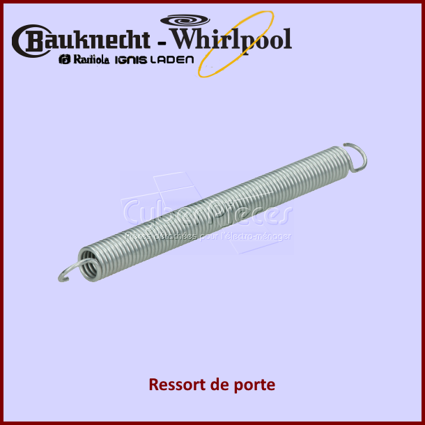Ressort de porte Whirlpool 481249238362