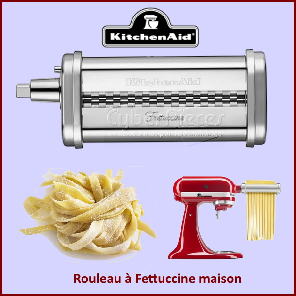 Rouleau à Fettuccine maison Kitchenaid 5KSMPRA-F