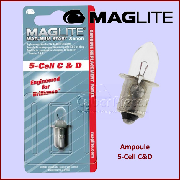 1 ampoule Maglite 5-Cell C&D - 1