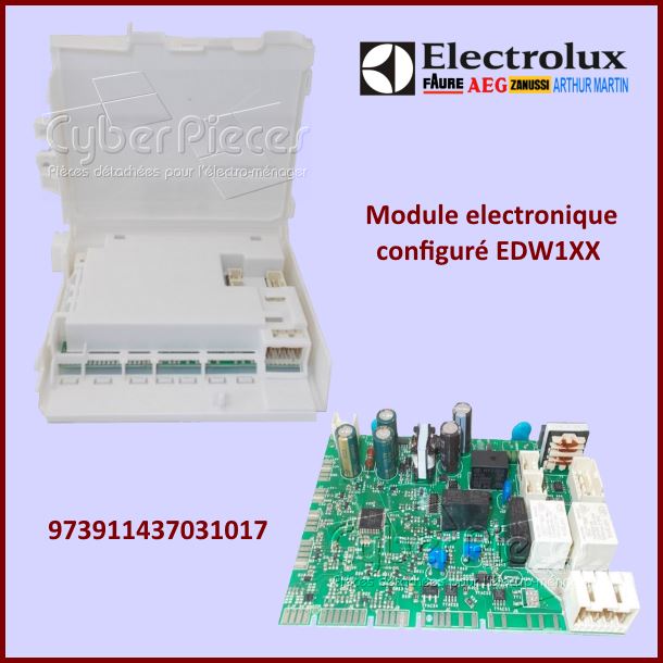 Carte electronique configuré EDW1XX Electrolux 973911437031017 - Pi...