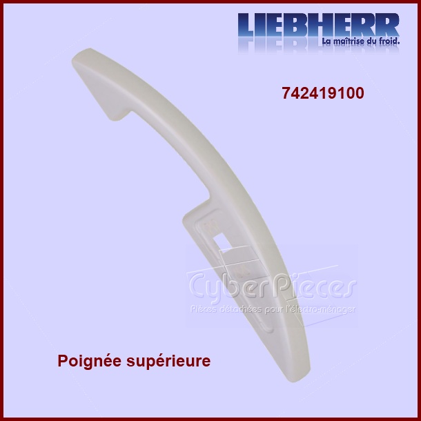 1/2 Coque Supérieure 7424191 de la Poignée LIEBHERR - Pièces réfrig...