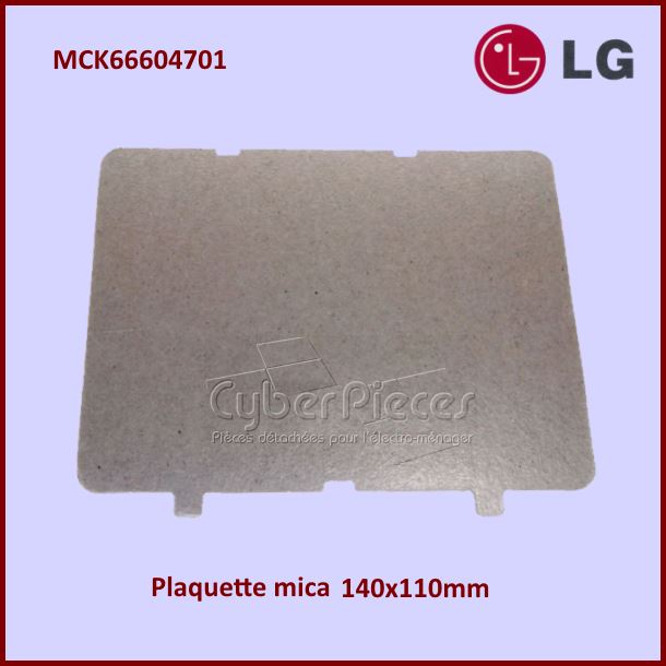 Plaquette mica 140x110mm LG MCK66604701 - Pièces Micro-ondes