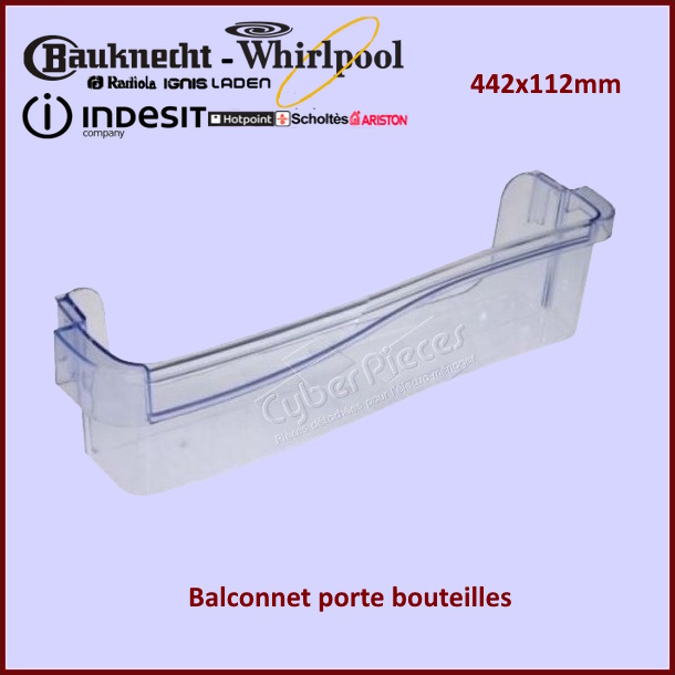 Balconnet bouteilles bleu INDESIT C00291399 - PiÃ¨ces rÃ©frigÃ©rateur ...