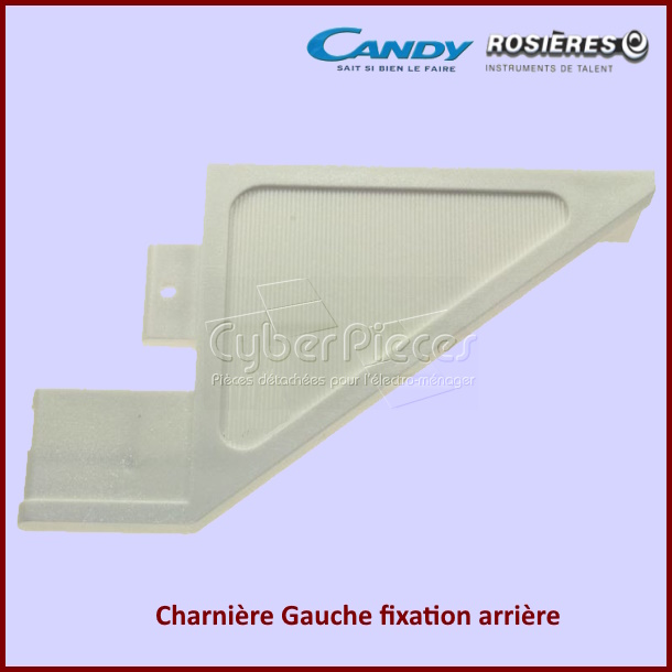 Charnière Gauche fixation arrière Candy 93625416