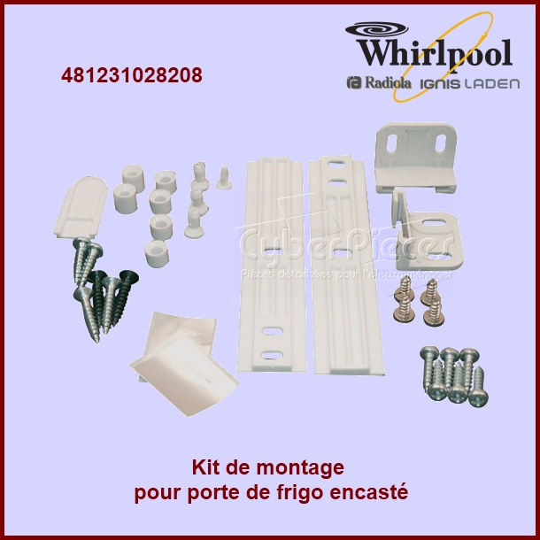 Kit Complet fixation de Porte 481231028208 - PiÃ¨ces rÃ©frigÃ©rateur &...
