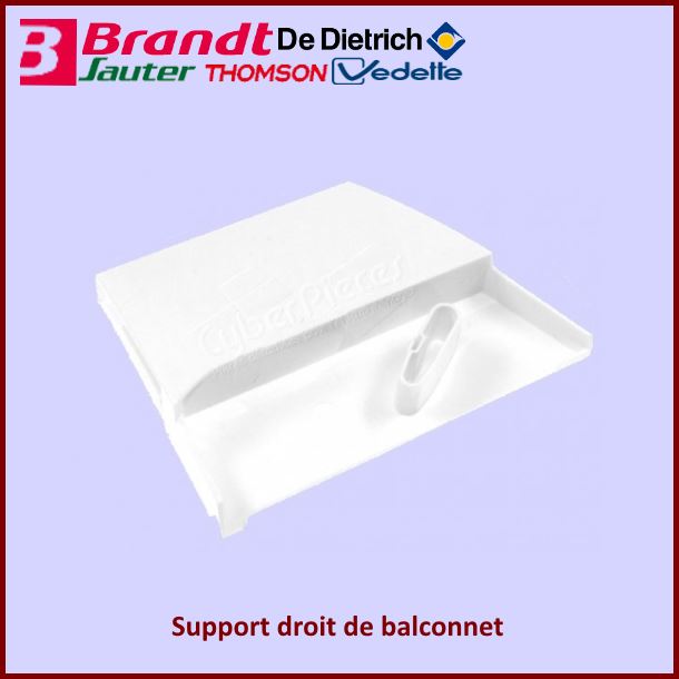 Support droit de balconnet Brandt AS0000644 - Pièces réfrigérateur ...