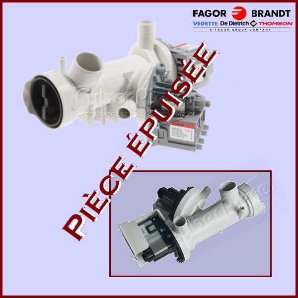 Pompe De Vidange 52X0598 -  Pièces machine à laver