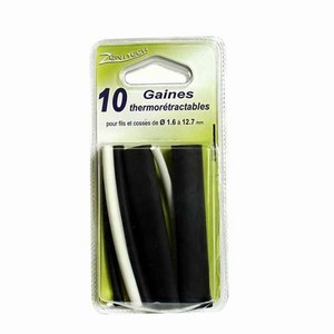 Lot De 10 Gaines Thermorétractables étanches de 9 cm chacune