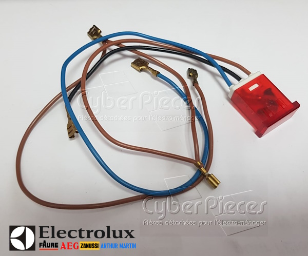 Lampe témoin rouge Electrolux 2912361025