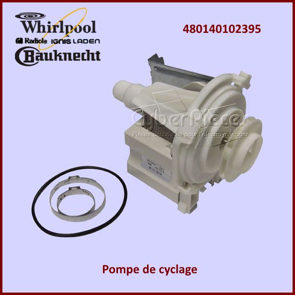 Pompe de cyclage Whirlpool 480140102395 - Pièces lave-vaisselle