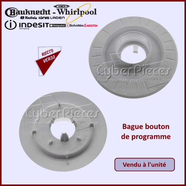 Bouton programme Whirlpool 481241458327