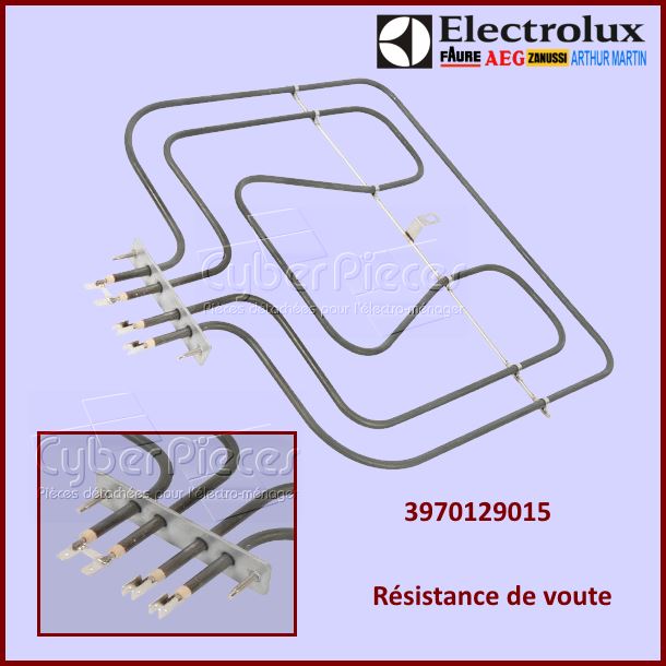 Resistance de grill 2450W Electrolux 3970129015 - Pièces four