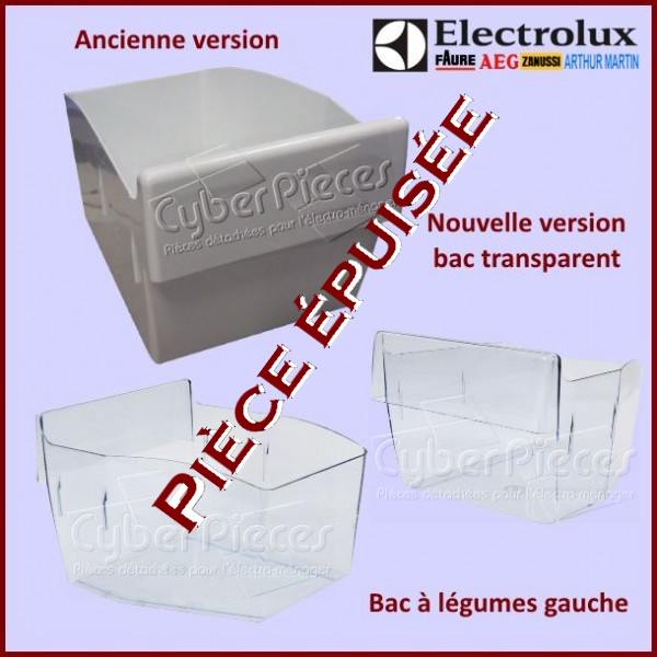 Bac Ã  lÃ©gumes gauche Electrolux 2247068246 - PiÃ¨ces rÃ©frigÃ©rateur &...