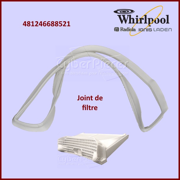Joint De Filtre Whirlpool 481246688521 - Pièces sèche-linge