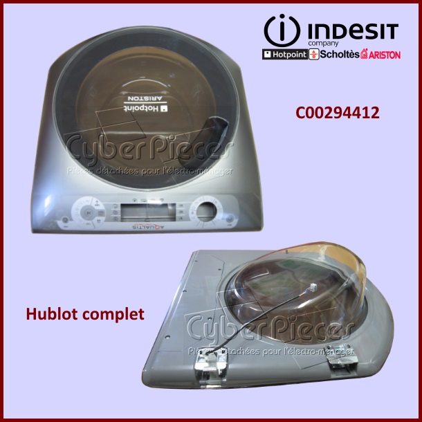Hublot complet Indesit C00294412 -  Pièces machine à laver