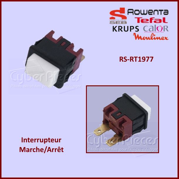 Interrupteur marche arrêt Rowenta RS-RT1977 - Pièces aspirateur