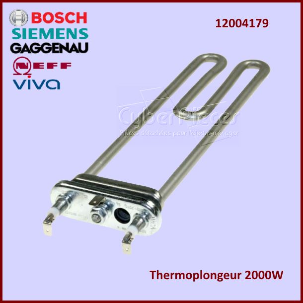 Thermoplongeur 2000W Bosch 12004179 -  Pièces machine à laver