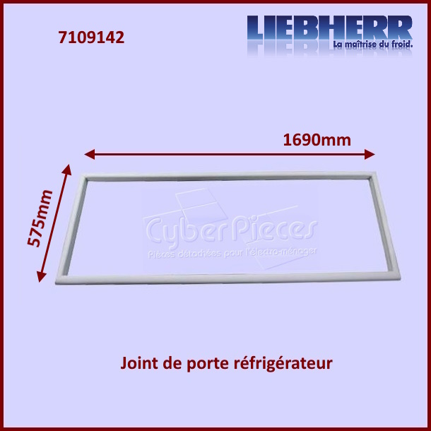 Joint de porte à clipser Liebherr 7109142 - 710914200