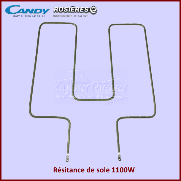 Résistance de sole 1100W-230V Candy 49011208