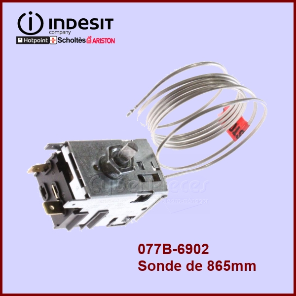 Thermostat 077B6902 - 077B6906 Indesit C00116193 - Pièces réfrigéra...