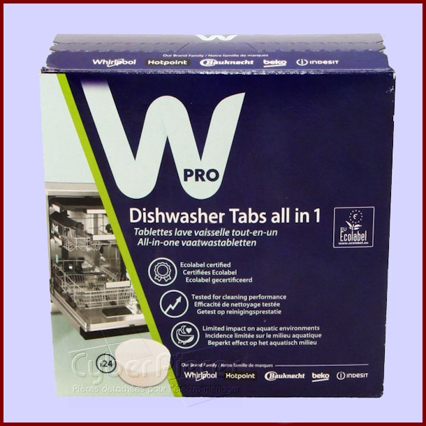 24 Tablettes Lave-Vaisselle tout en un