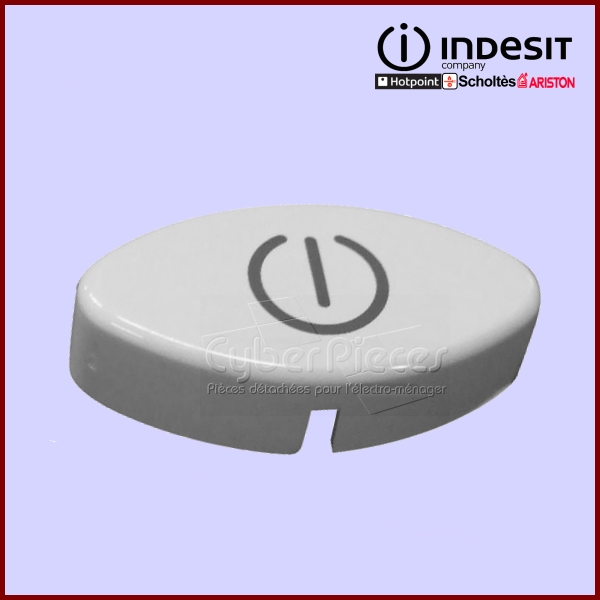 Touche Ovale ON/OFF C00143006 - Pièces lave-vaisselle
