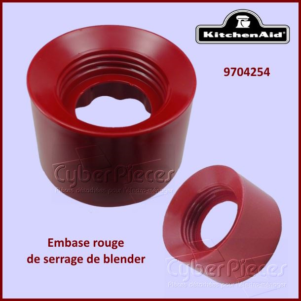 Embase de Serrage Rouge Kitchenaid 9704254 - PiÃÂ¨ces blender