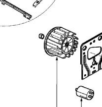 Turbine Moteur + Ecrou - Pièces sèche-linge