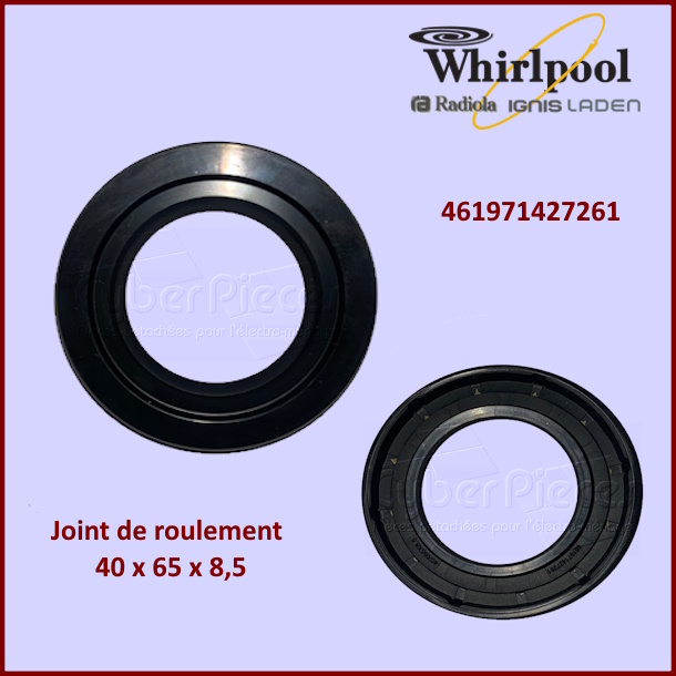 Joint d'axe 40x65x8,5 WHIRLPOOL - 461971427261