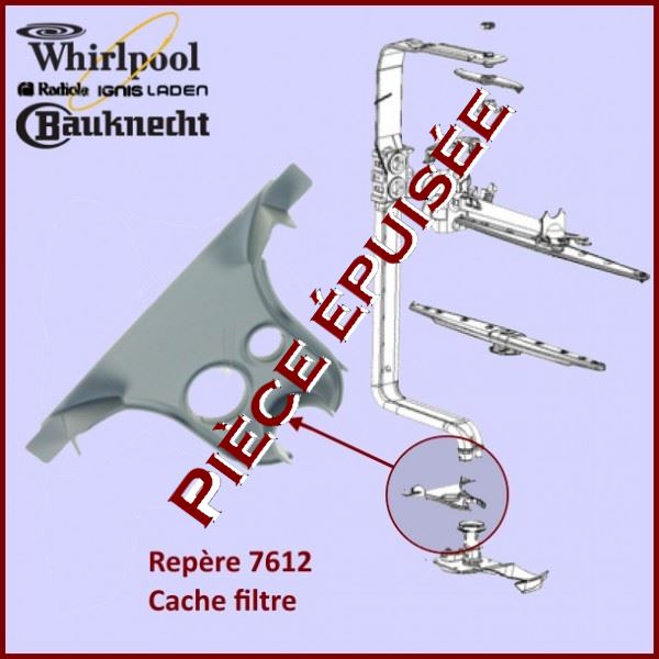 Couvercle Du Filtre Tamis Whirlpool 481241818337 - PiÃÂ¨ces lave-vais...