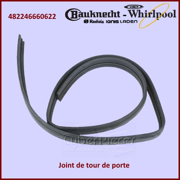 Joint tour de porte Whirlpool 482246660622 - Pièces lave-vaisselle