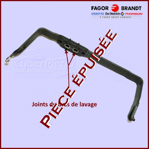 Bras d'alimentation du panier supérieur Brandt AS6019763 - Pièces l...