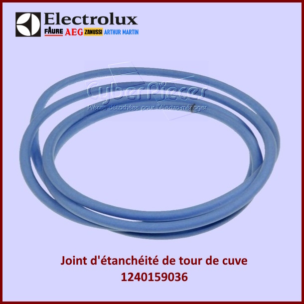 Joint d'étanchéité de tour de cuve lave-linge Electrolux 1240159036 d'origine